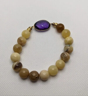 Natural agate  bracelet